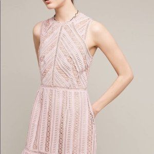 Anthropologie Emelia Lace Mini Dress